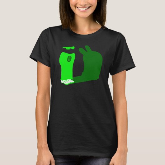 Harvey OS green-terminal T-shirt (Voorkant)
