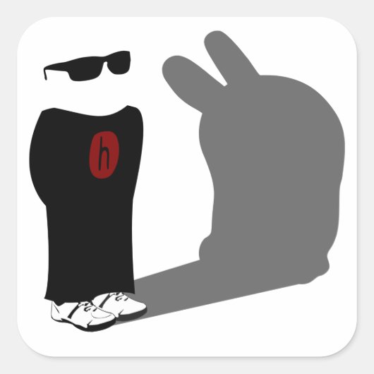 Harvey OS original Vierkante Sticker (Voorkant)