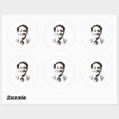Harvey   ronde sticker (Vel)