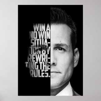 Harvey Specter Quotes Poster