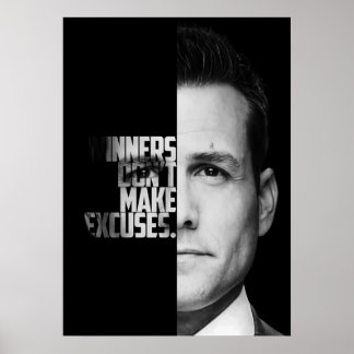 Harvey Specter Quotes Poster