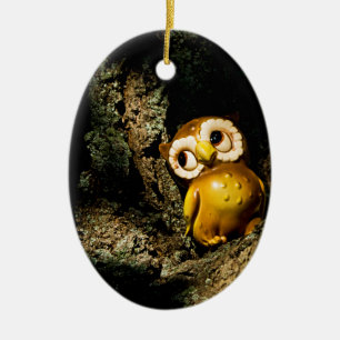 Harvey the Owl I Keramisch Ornament