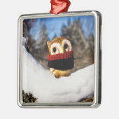 Harvey the Owl IV Metalen Ornament (Links)
