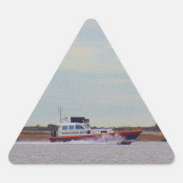Harwich Haven loodsboot Driehoek Sticker