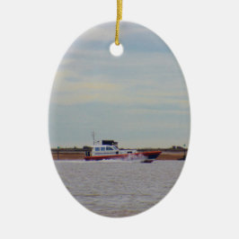 Harwich Haven loodsboot Keramisch Ornament
