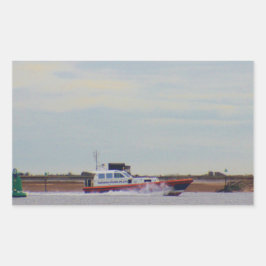 Harwich Haven loodsboot Rechthoekige Sticker