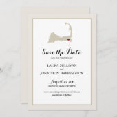 Harwich Wequassett Cape Cod. | Weddenschap Save The Date (Voorkant / Achterkant)