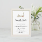 Harwich Wequassett Cape Cod. | Weddenschap Save The Date (Staand voorkant)
