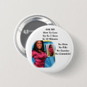 Harysspinkgirl, vraag me hoe je tot drie maten kun ronde button 5,7 cm (Voorkant /achterkant)