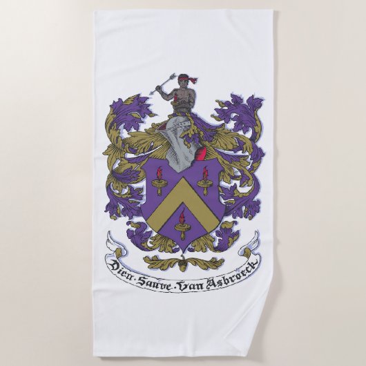 Hasbrouck Beach Towel Strandlaken (Voorkant)