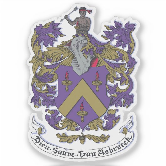 Hasbrouck Custom-Cut Exterior Sticker (Voorkant)