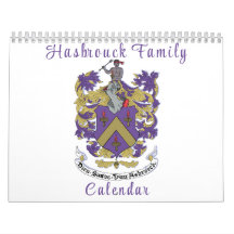 Hasbrouck Familie Muurkalender
