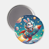 Hase-im-Rakete Magneet (Voorkant / Achterkant)