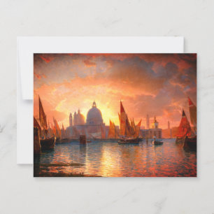 Haseltine's Santa Maria della Salute, Zonsondergan Briefkaart