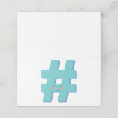 Hash-Label (Buitenkant ongevouwen)