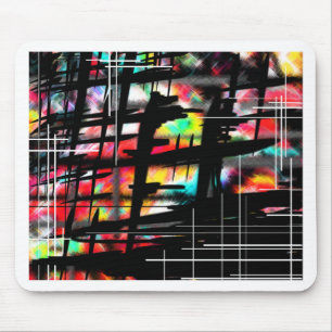 Hash-Label kunst van AOM Design Muismat