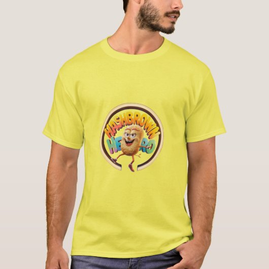 Hashbrown Hero T-Shirt Design (Devant)