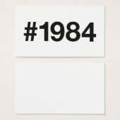 Hashtag 1984 41 Anniversaire (Devant & derrière)