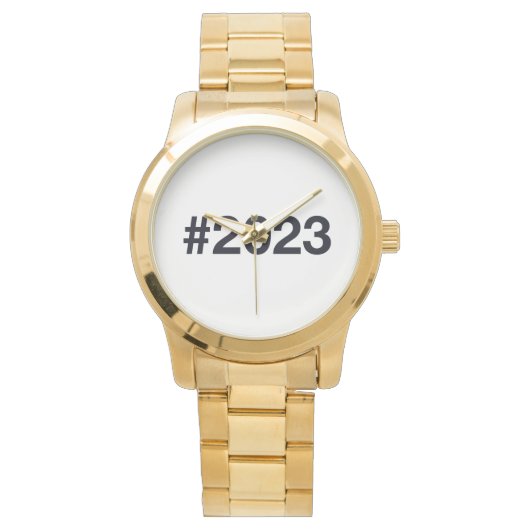 Hashtag 2023 horloge (Voorkant)
