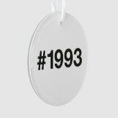Hashtag 32 Anniversaire 1993 (devant)
