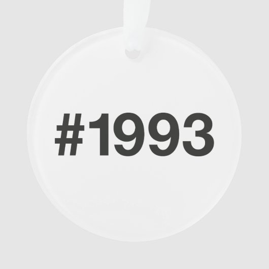 Hashtag 32 Anniversaire 1993 (devant)