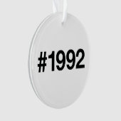 Hashtag 33 Anniversaire 1992 (devant)