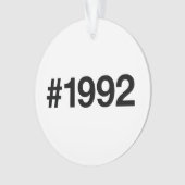 Hashtag 33 Anniversaire 1992 (devant)