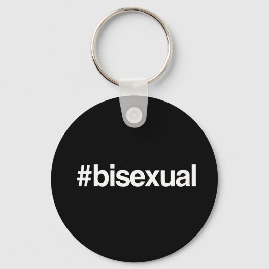 HASHTAG BISEXUAL SLEUTELHANGER (Voorkant)