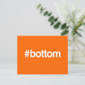 HASHTAG BOTTOM BRIEFKAART (Staand voorkant)