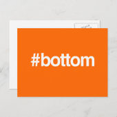 HASHTAG BOTTOM BRIEFKAART (Voorkant / Achterkant)