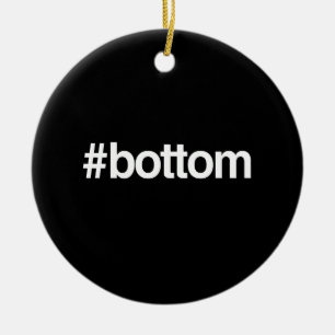 HASHTAG BOTTOM KERAMISCH ORNAMENT
