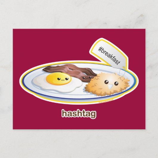 Hashtag Briefkaart (Voorkant)