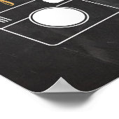 Hashtag bruiloft poster (Hoek)