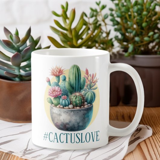 Hashtag Cactuslove Koffiemok