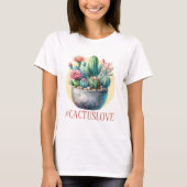 Hashtag Cactuslove T-shirt féminin (Devant)