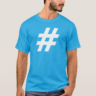 Hashtag Design # Symbool T-shirt