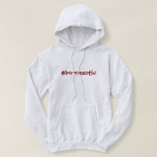 Hashtag Geboren in exotische hoodie
