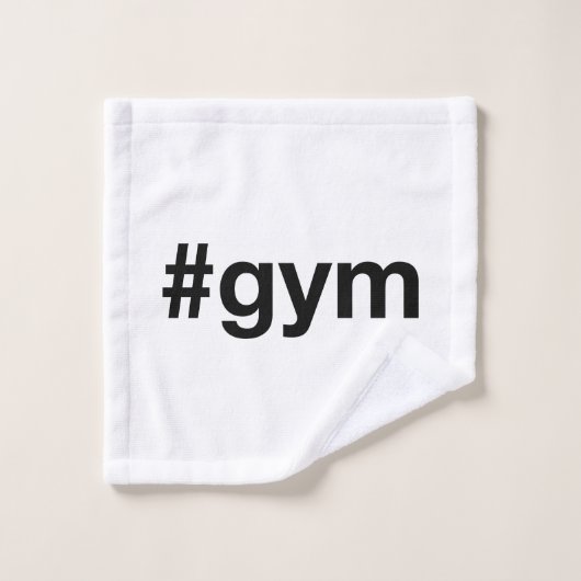 Hashtag GYM (Gant de toilette)