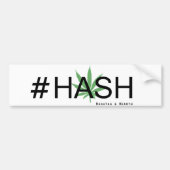 Hashtag & Hearth #Hash Bumpersticker (Voorkant)