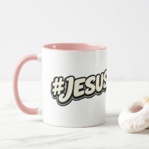 Hashtag - JESUS - Christelijk Mok