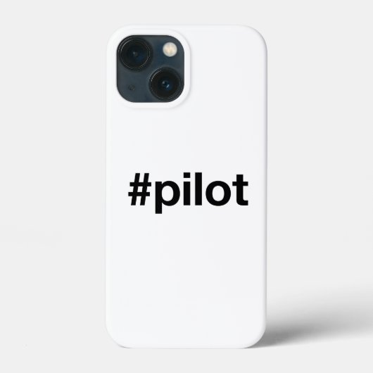 Hashtag PILOT Case-Mate iPhone Case (Achterkant)