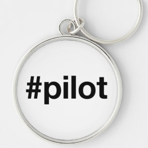 Hashtag PILOT Sleutelhanger