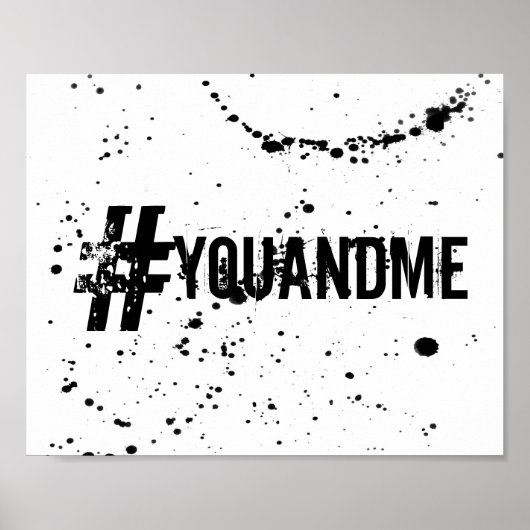 hashtag poster wall (Voorkant)