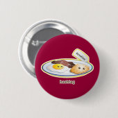Hashtag Ronde Button 5,7 Cm (Voorkant /achterkant)