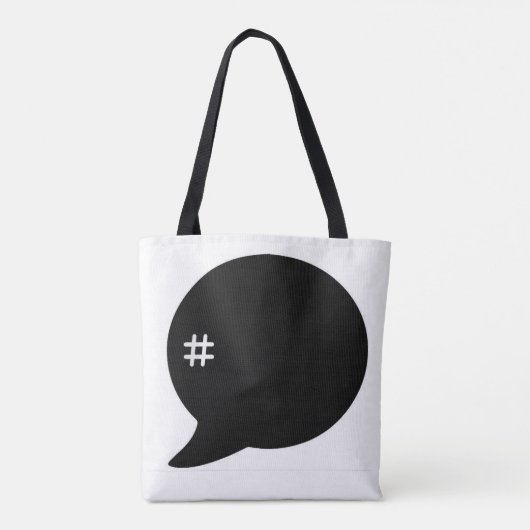 Hashtag # Sac fourre-tout (Dos)