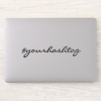 Hashtag | Stickers Mignet Script Social Media