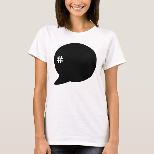Hashtag # T-shirt (Voorkant)