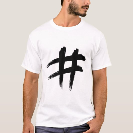 Hashtag T-shirt (Devant)