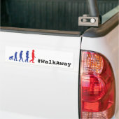 Hashtag WalkAway Beweging Conservatieve Evolutie Bumpersticker (Op Truck)
