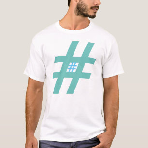 Hashtags Mannen Basic T-Shirt